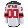 New Jersey Devils Hockeydrakt Custom Fanatics Premium 2024-25 Hvit Borte - Herre